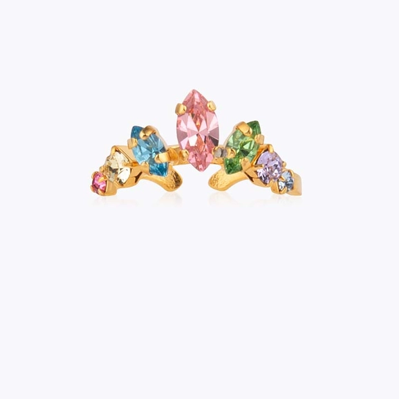 Luna Ring Gold Pastel Combo - Caroline Svedbom - Snabb leverans - Nordic Spectra