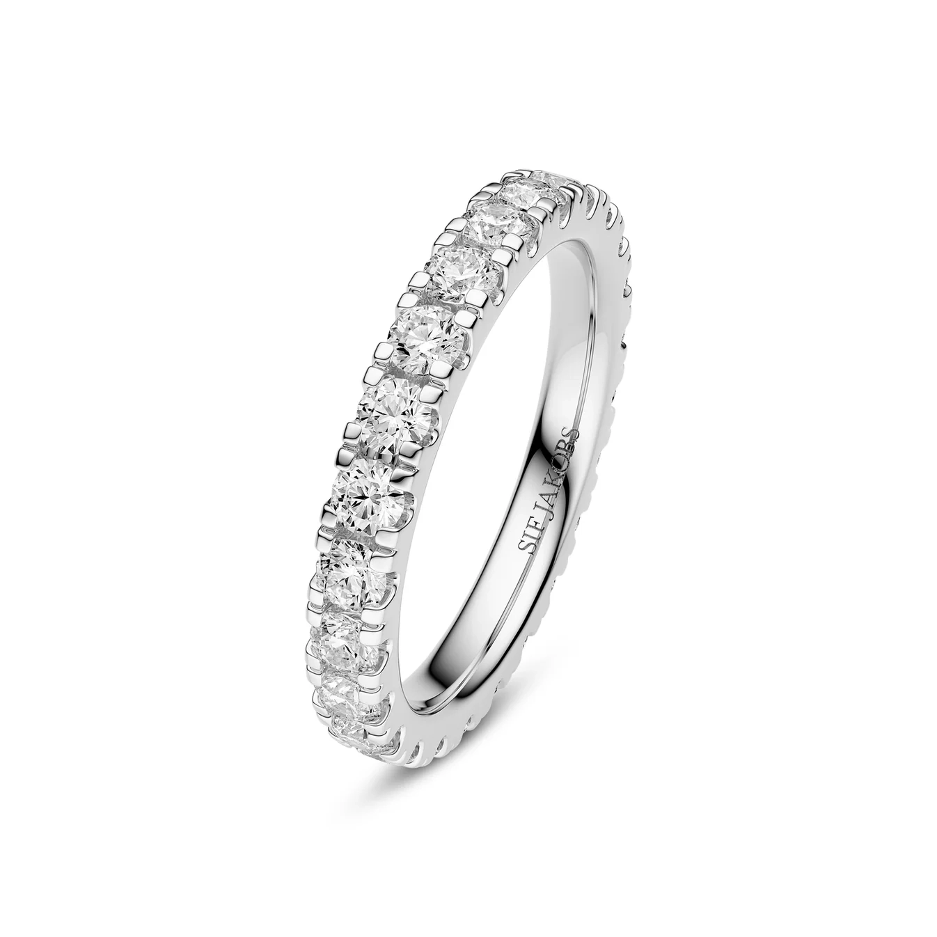 Alba Eternity Ring 14K Vitguld