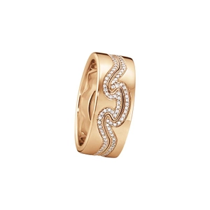 Fusion Zwei Teile Ring RG/RG/Diamant von Georg Jensen, Schneller Versand - Nordicspectra.de