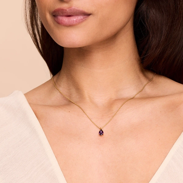 jossa violetti Swarovski®-kristalli