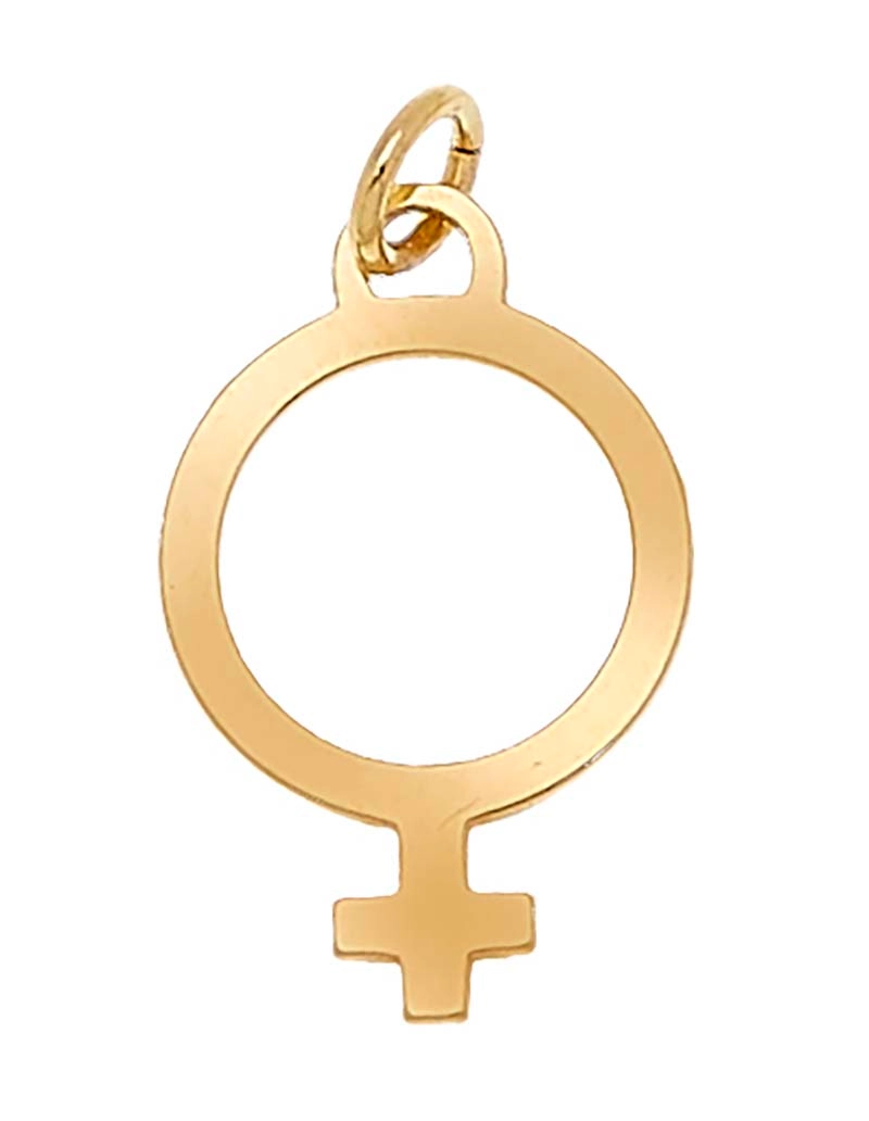 Letter Venus Big Necklace Gold -CU Jewellery - Snabb frakt & paketinslagning - Nordicspectra.se