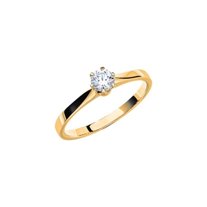 Donau 0.30 Gold - Wedding & engagement rings - Schalins - Scandinavian design - Nordic Spectra
