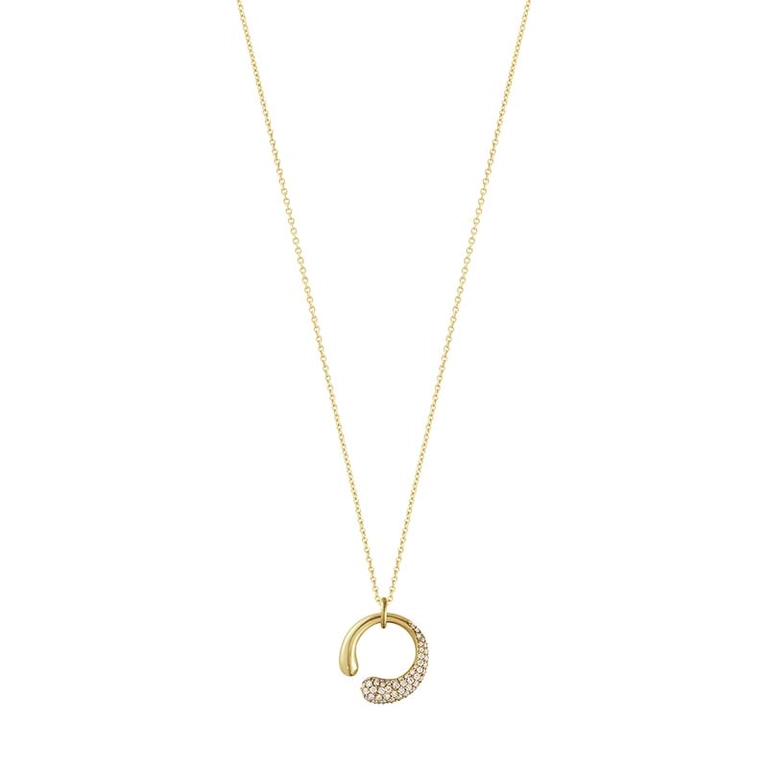 Mercy Halsband Guld med 0.33 ct Diamanter  - Georg Jensen halsband - Snabb frakt & paketinslagning - Nordicspectra.se