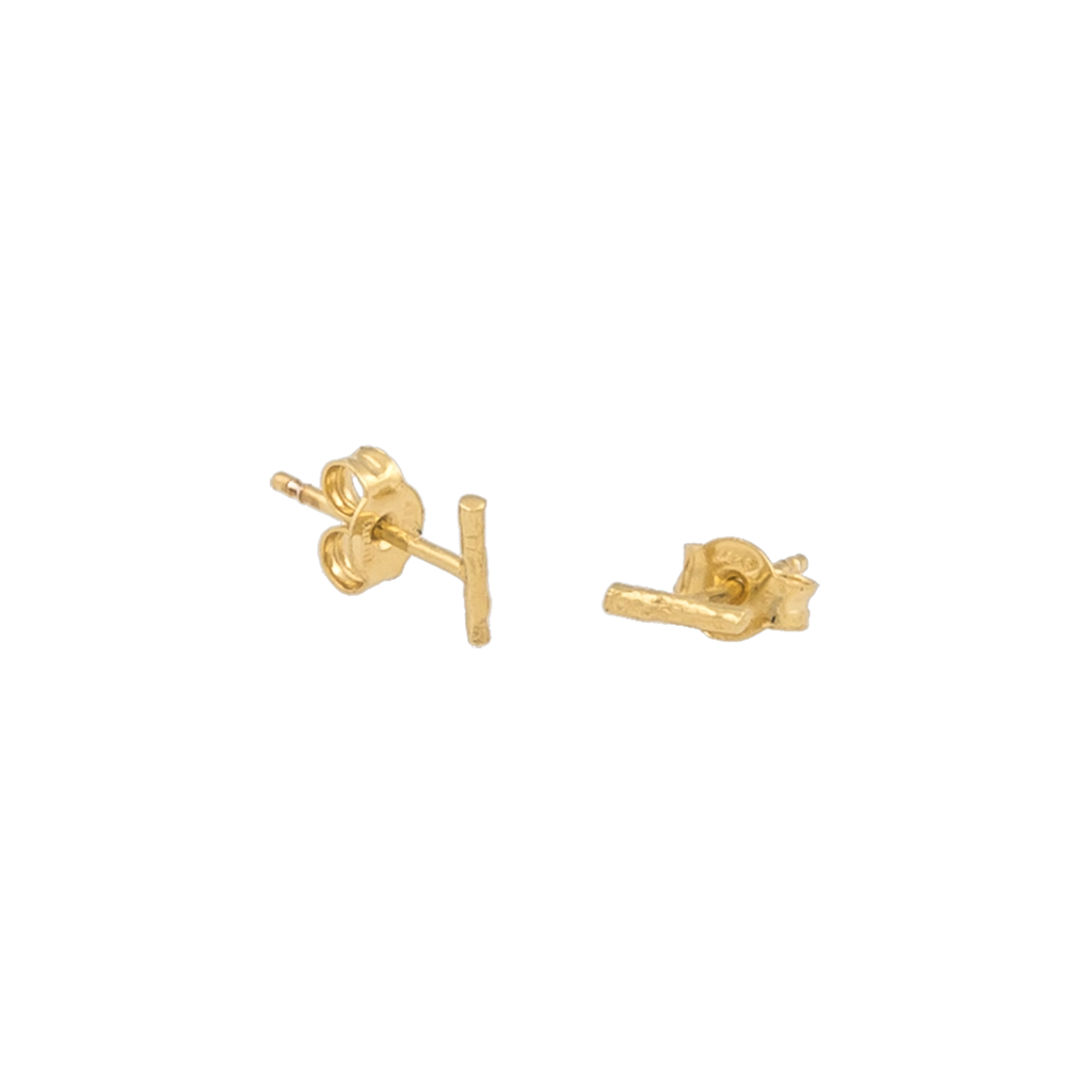 CU Jewellery - Wood Small Ear Gold