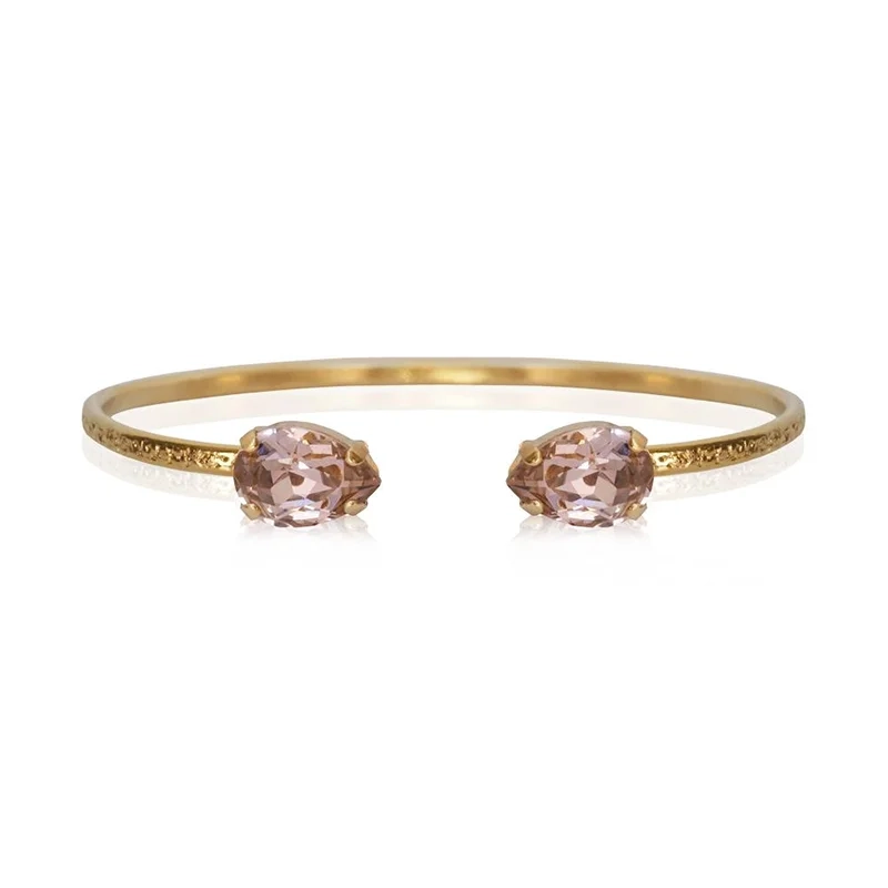 Caroline Svedbom – Petite Drop Bracelet Gold Vintage Rose