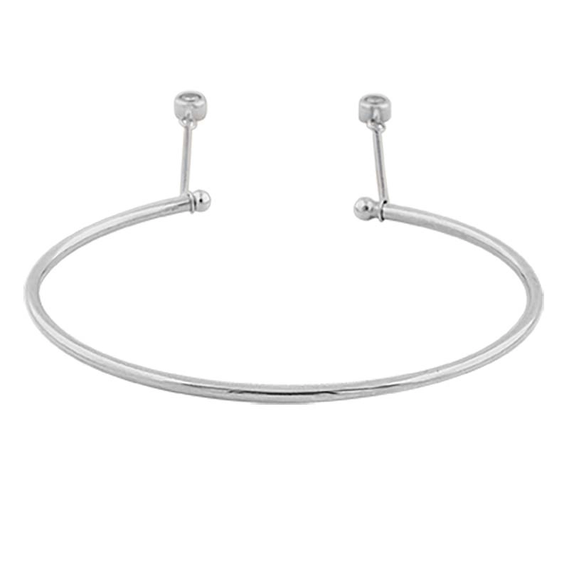 CU Jewellery - Brilliant Bangle Bracelet Double Silver