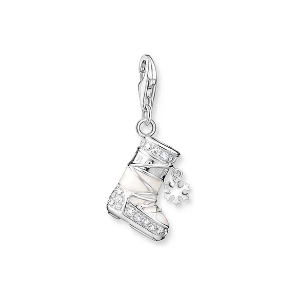Charm-hängsmycke Snöskor Silver - Thomas Sabo berlock - Snabb frakt & paketinslagning - Nordicspectra.se