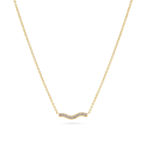 Ellera Waves Halskette Gold von Sif Jakobs