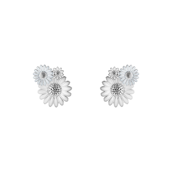 Daisy x Stine Goya White Earrings - Georg Jensen - Suuri valikoima & ilmainen lahjapaketointi - Nordicspectra.fi