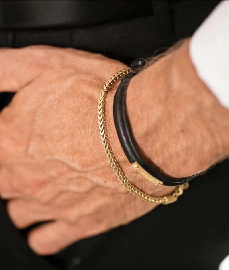 NOEL Armband Svart/Guld - AROCK - Snabb frakt & paketinslagning - Nordicspectra.se