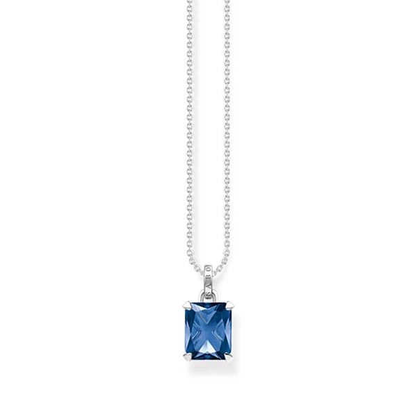 Halsband Med Blå Sten - Thomas Sabo berlock - Snabb frakt & paketinslagning - Nordicspectra.se