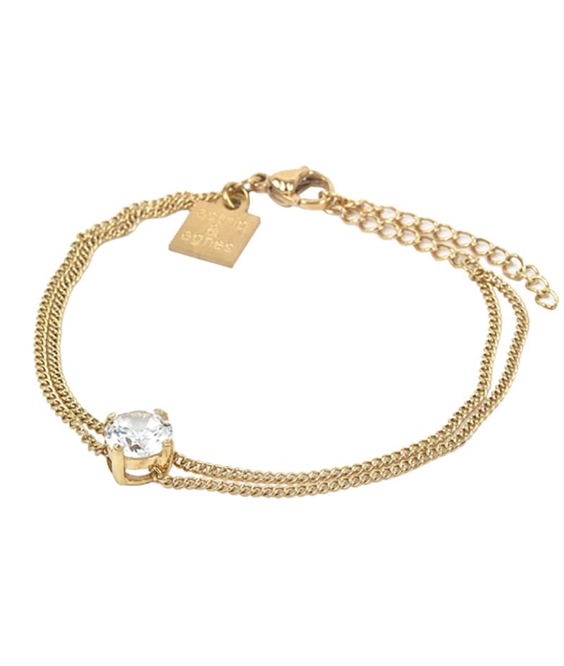 IDA Armband Guld - Astrid & Agnes - Snabb frakt & paketinslagning - Nordicspectra.se