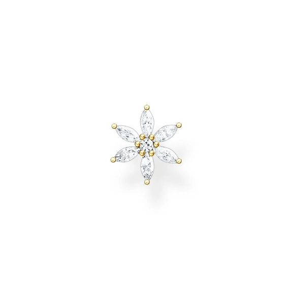 Örhänge Blomma med Stenar Guld - Thomas Sabo örhängen - Snabb frakt & paketinslagning - Nordicspectra.se