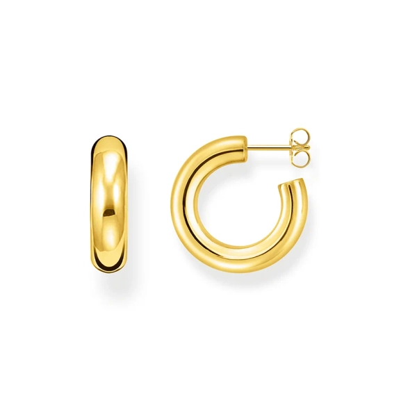 Chunky Creoler Små Guld - Thomas Sabo - Snabb leverans & paketinslagning - Nordic Spectra