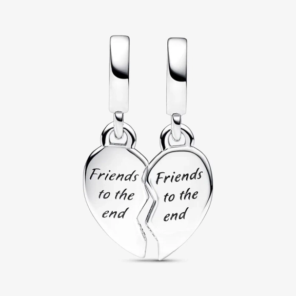 Hjärtformad Berlock Friends Forever - PANDORA - Snabb leverans & paketinslagning - Nordic Spectra
