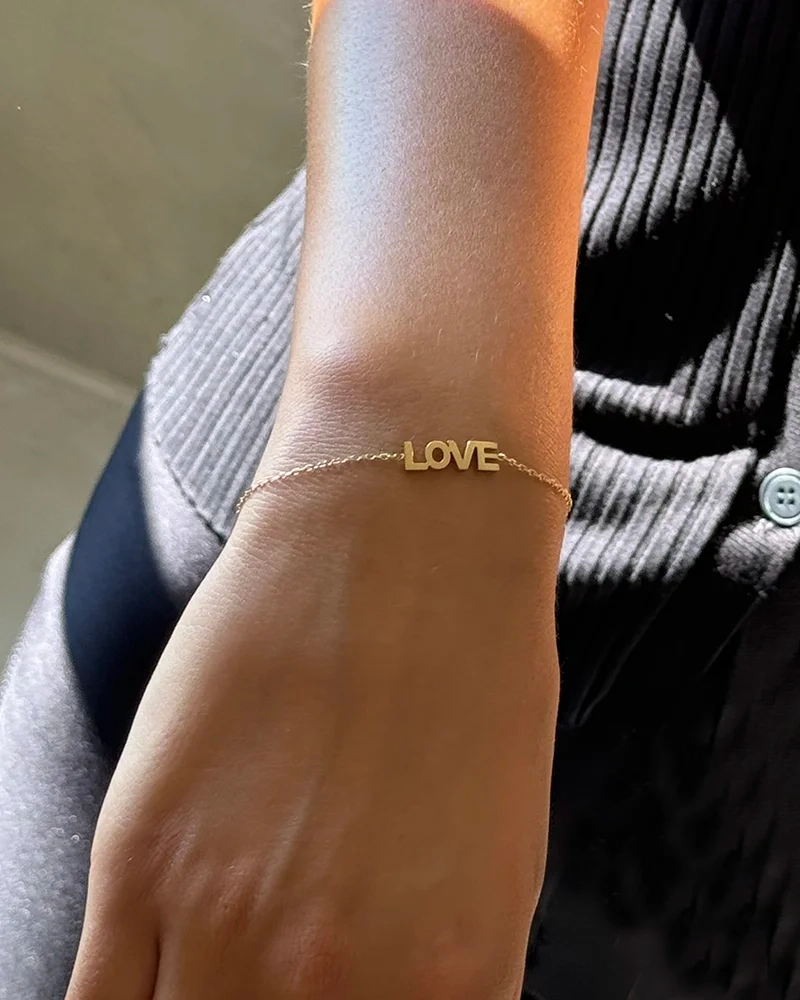 Love Bracelet Gold - Edblad - Snabb leverans - Gratis paketinslagning