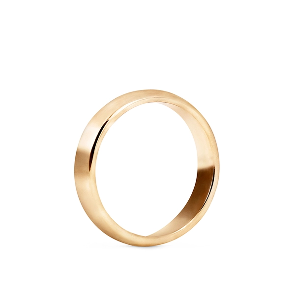Wedding Band 1946 Rounded 5 mm Gold - Nordic Spectra - Verstärkt die großen Ereignisse des Lebens - Nordic Spectra