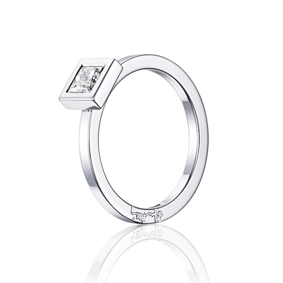 Princess Wedding Thin Ring 0.40 ct White Gold - Efva Attling ringar - Snabb frakt & paketinslagning - Nordicspectra.se