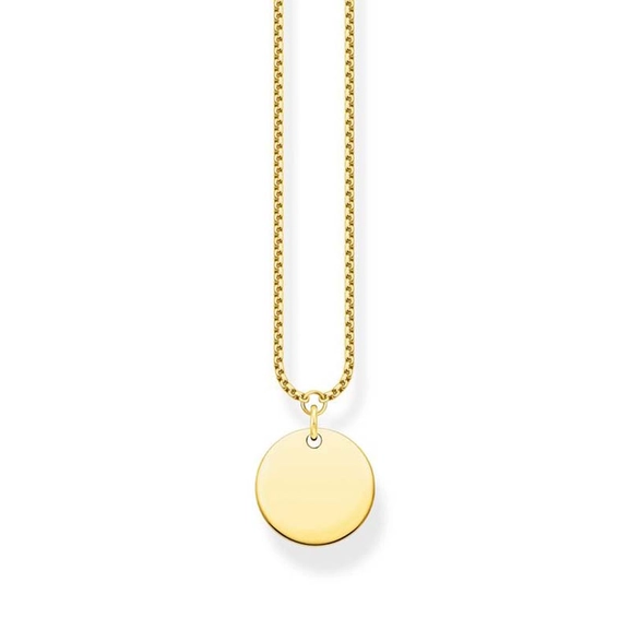 Halsband Bricka Guld - Thomas Sabo halsband - Snabb frakt & paketinslagning - Nordicspectra.se