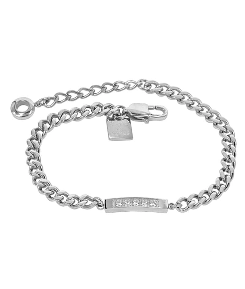 Astrid & Agnes - ALEXANDRA Armband Stål