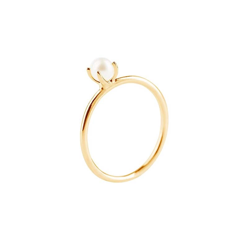 Drakenberg SjĆ¶lin - Petite Pearl Ring Gold