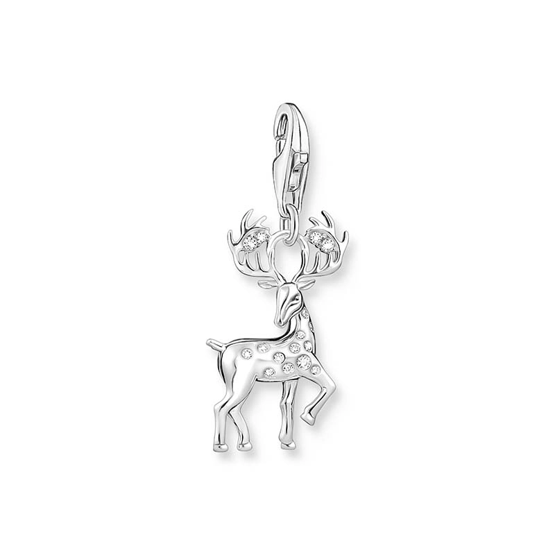 Älg Silver Berlocker