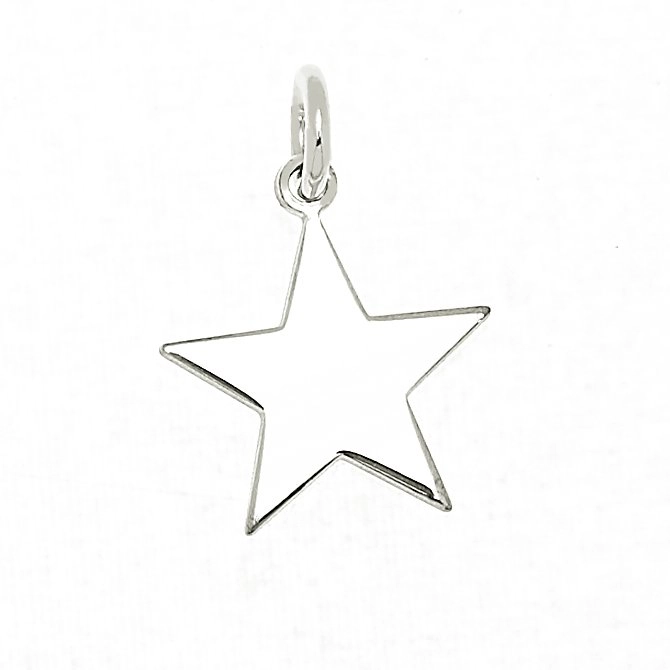 Letters Star Silver