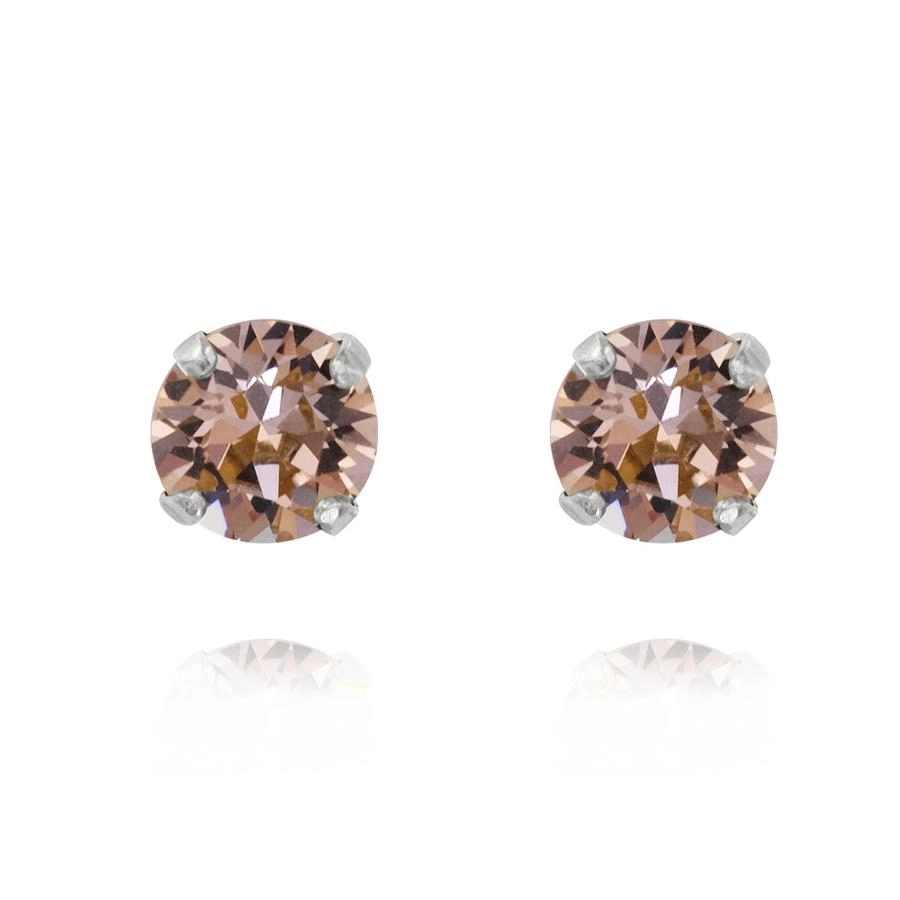 Caroline Svedbom - Classic Stud Earring Rhodium Vintage Rose