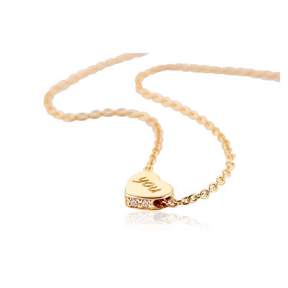 You Halsband Guld - Carolina Gynning Halsband - Snabb frakt & paketinslagning - Nordicspectra.se