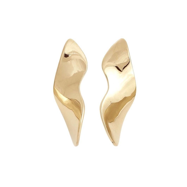 Wave Studs S Gold - Edblad - Snabb frakt & paketinslagning - Nordicspectra.se