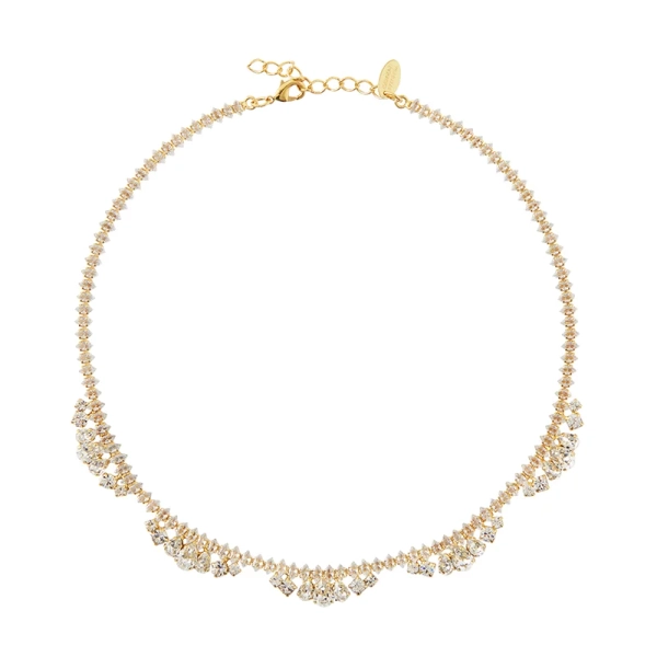 I Choose You Necklace Gold Crystal - Caroline Svedbom - Nopea toimitus ja lahjapakkaus