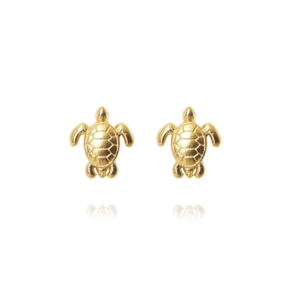 Turtle Earrings Gold - Caroline Svedbom - Snabb frakt & paketinslagning - Nordic Spectra