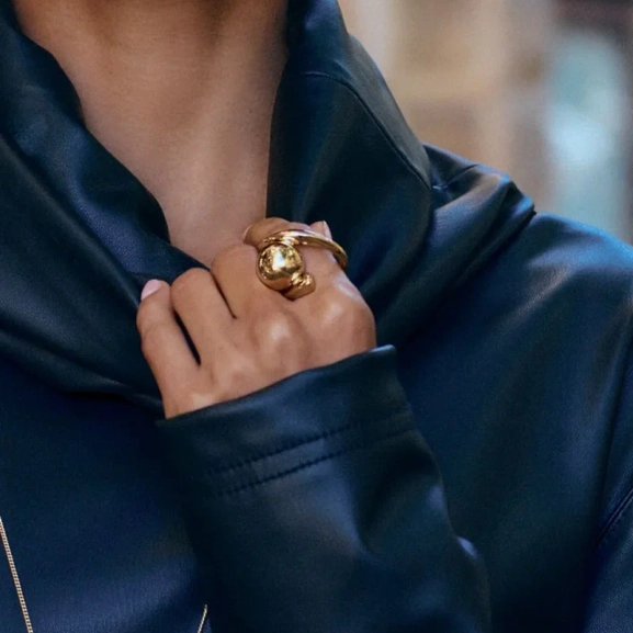 Bead Ring Gold - Edblad - Snabb leverans - Gratis paketinslagning