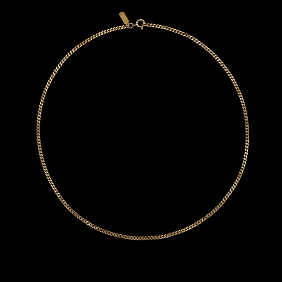 Curb Chain Gold-plated Silver - Maria Nilsdotter - Schmuck im skandinavischen Design - Nordic Spectra