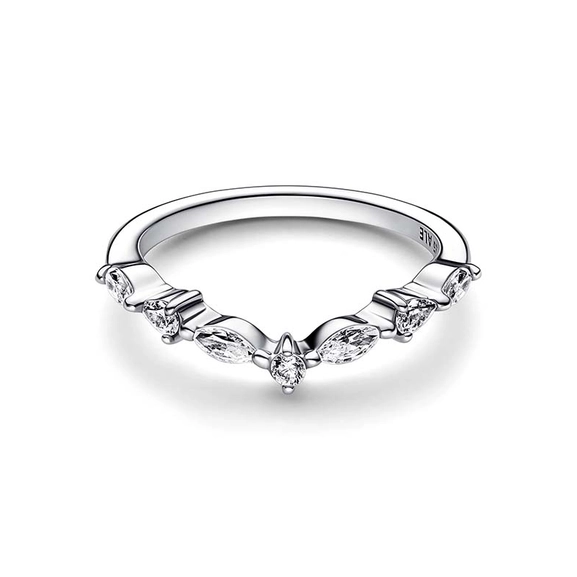 Pandora Timeless Wishbone Funkelnde Schliffe Ring von PANDORA, Schneller Versand - Nordicspectra.de