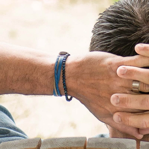 MELWIN Armband Blå - AROCK - Snabb frakt & paketinslagning - Nordicspectra.se