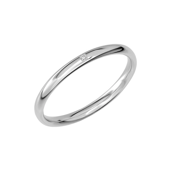 SR2043 Vitguld - Vigsel- & förlovningsringar - Schalins - Fri storleksändring* - Nordic Spectra