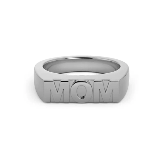 Signet Ring MOM Steel - Edblad - Snabb leverans - Gratis paketinslagning