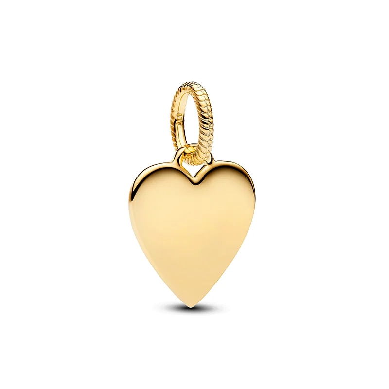 PANDORA Hjärtformat Hängsmycke Guld halsband herr – bild 2