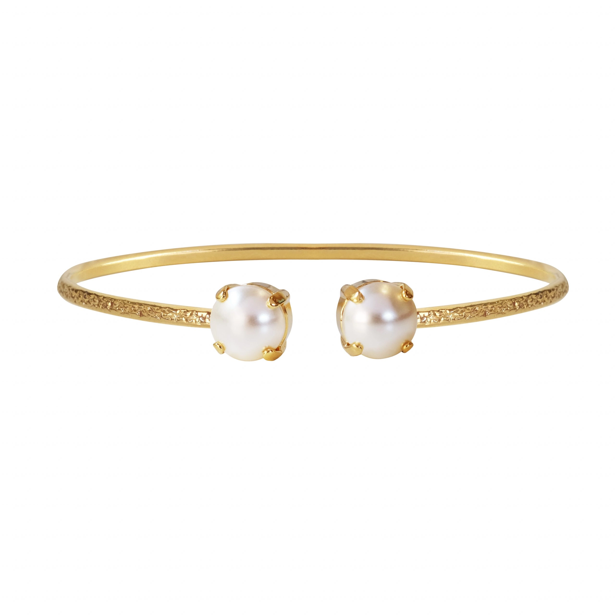 Caroline Svedbom - Classic Petite Bracelet Gold Pearl