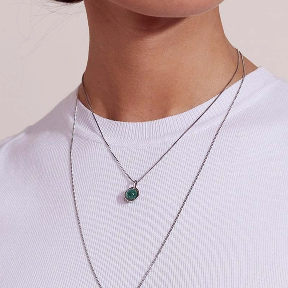 Charmentity Birthstone Steel - Edblad - Snabb frakt & paketinslagning - Nordicspectra.se