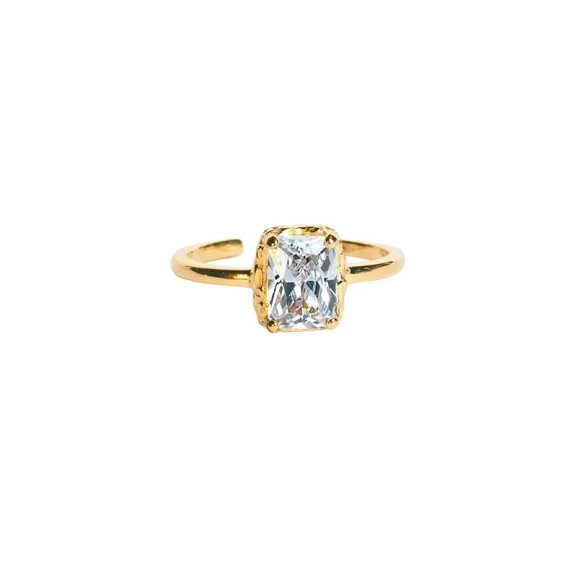 Queen Ring S Weißgold – eleganter Ring aus Weißgold mit Zirkonia
