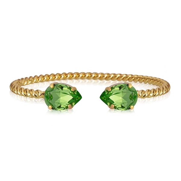 Mini Drop Bracelet Gold Peridot - Caroline Svedbom - Nopea toimitus ja lahjapakkaus - Nordic Spectra