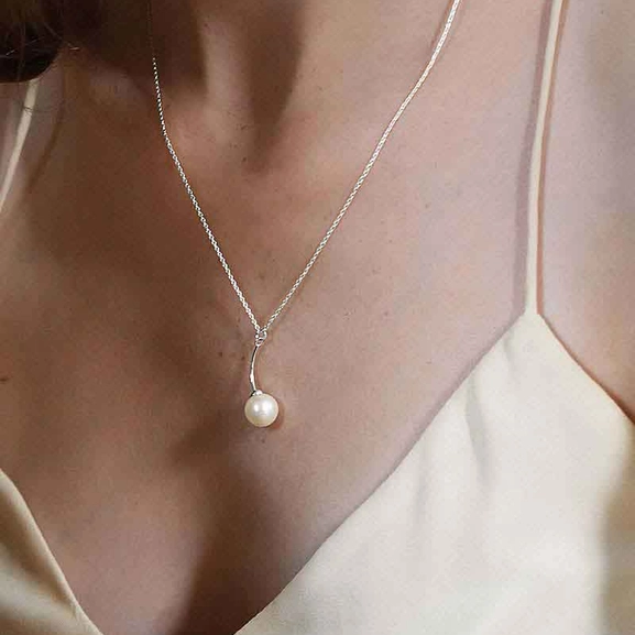 Le Pearl Single Necklace Drakenberg Sjölin, Schneller Versand - Nordicspectra.de