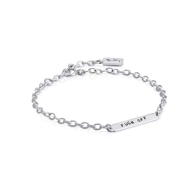 Power Plates Bracelet - Fuck Off - Efva Attling - Suuri valikoima & ilmainen lahjapaketointi - Nordicspectra.fi
