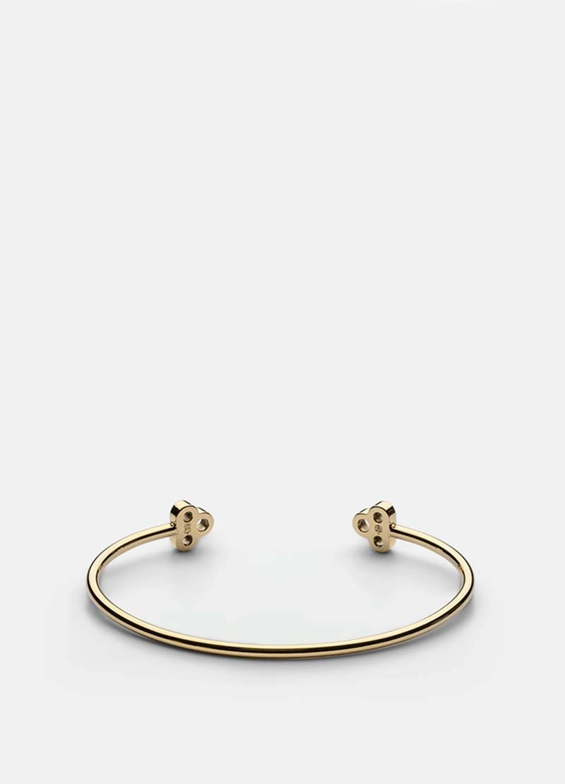 Open Key Cuff Gold Plated - Skultuna - Snabb frakt & paketinslagning - Nordicspectra.se