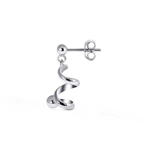 Spin On Earrings White Gold von Nordic Spectra, Schneller Versand - Nordicspectra.de