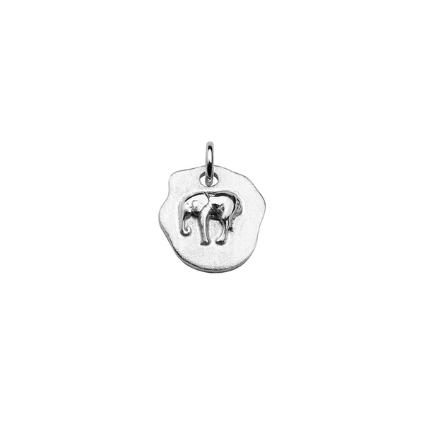 Letters Elephant Pendant Silver -CU Jewellery - Snabb frakt & paketinslagning - Nordicspectra.se