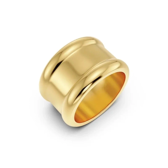 Frame Ring i 14K guldpläterat stål