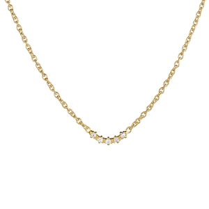 Diamond Sky Fall Necklace Gold - Drakenberg/Sjölin Halsband- Snabb leverans & paketinslagning - Nordic Spectra
